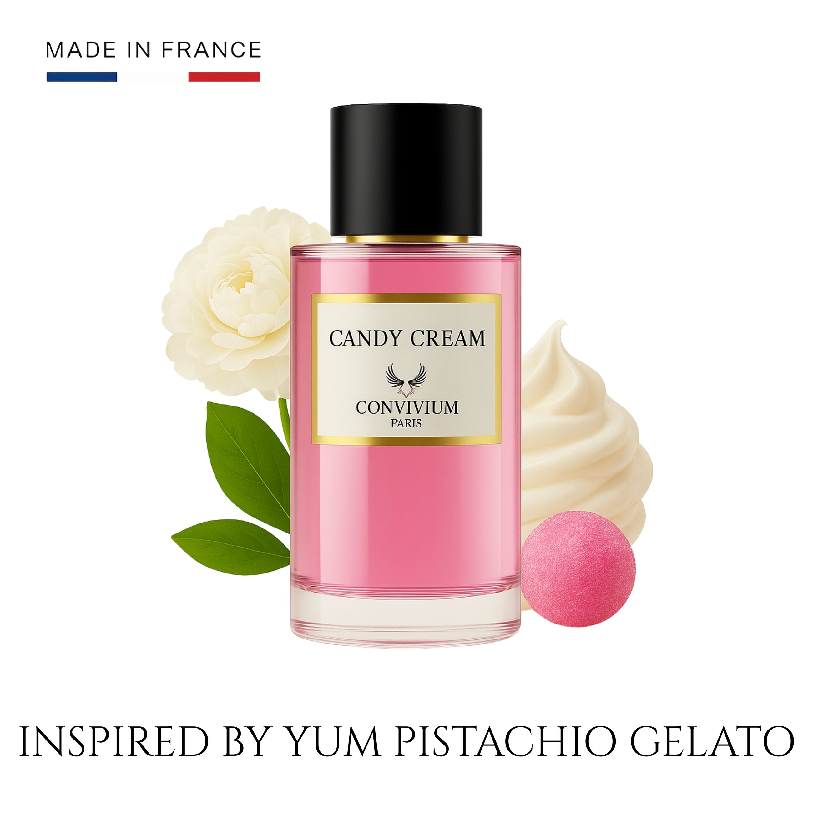 CANDY CREAM Nº58 Yum Pistachio Gelato | Unisex Eau de Parfum – 50ml