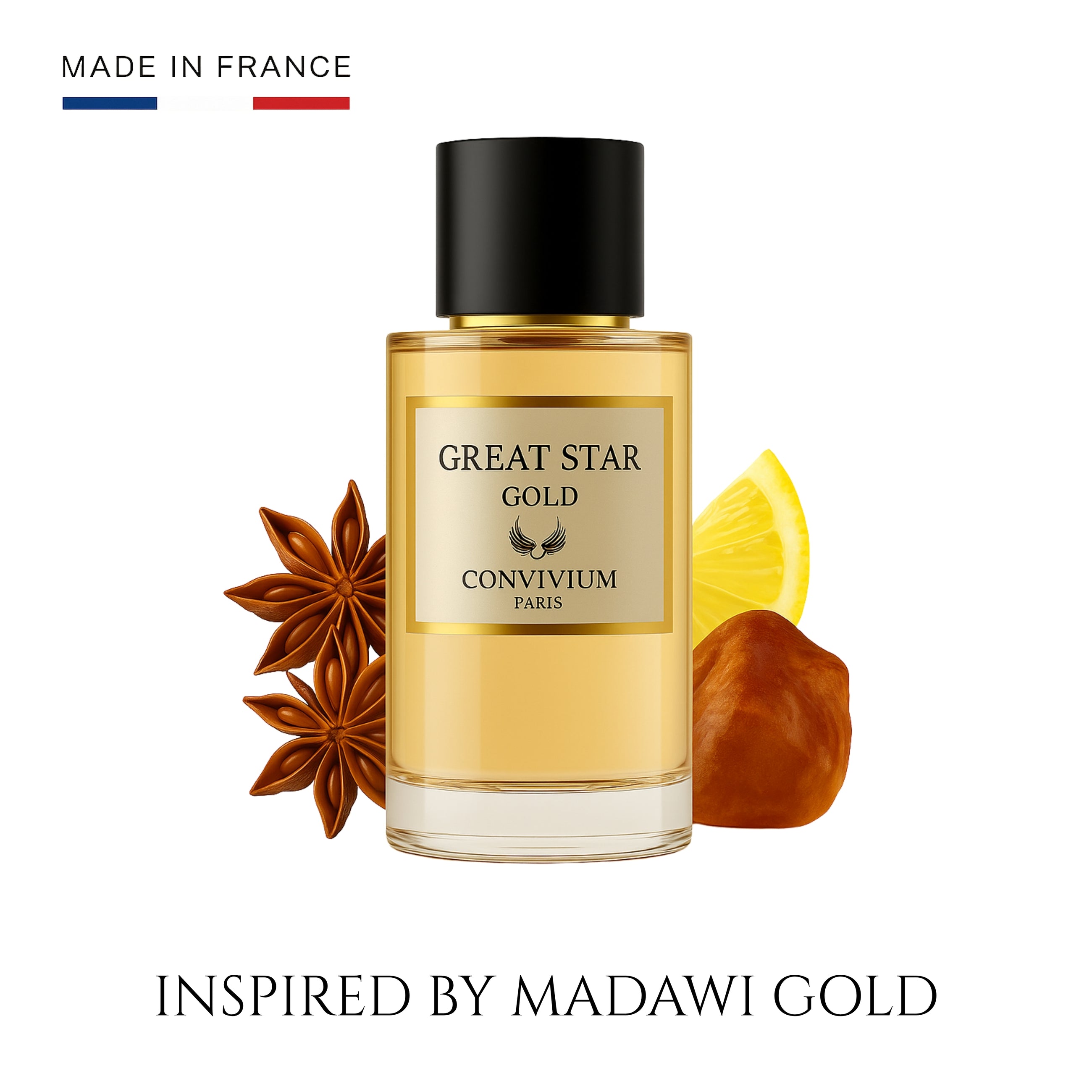 GREAT STAR GOLD Nº64 Madawi Gold | Unisex Eau de Parfum – 50ml