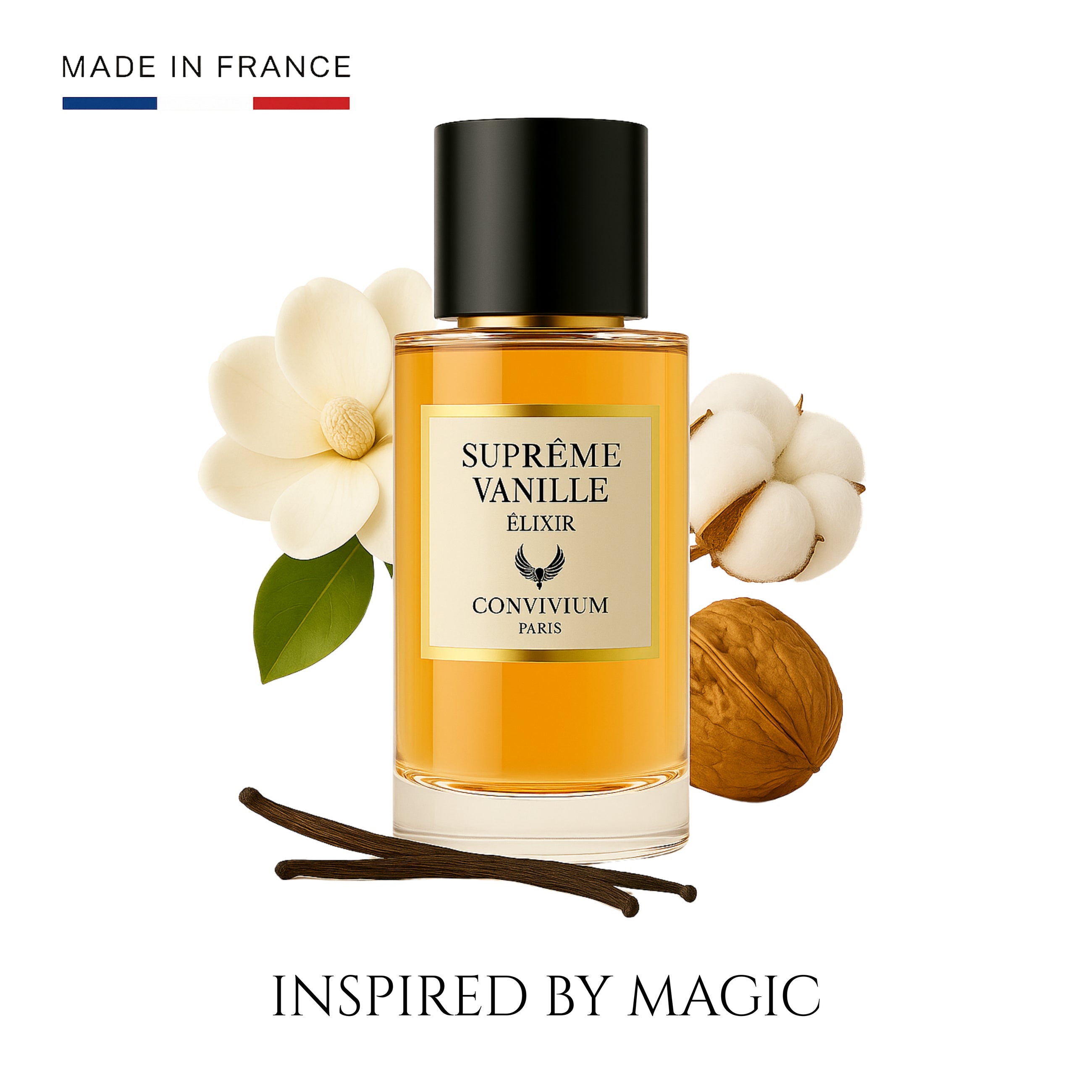SUPRÊME VANILLE Nº46 Élixir Doré | Eau de Parfum – 50ml – Unisex